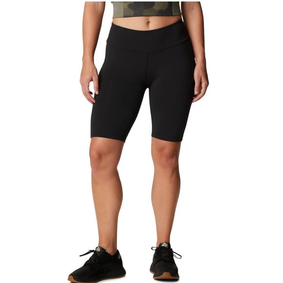 NWT Columbia Women's Trek 1/2 Tight High Waist Shorts Black Size XS $50 JJ451 - Picture 1 of 5
